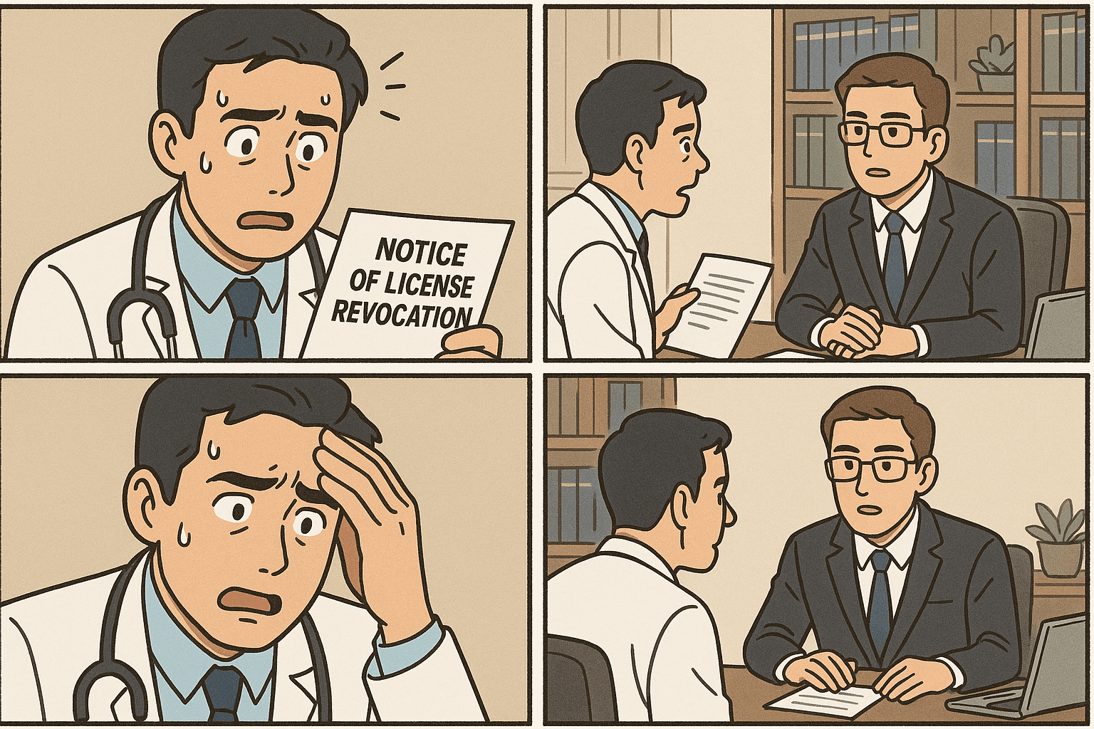 행정처분 받고 조력 요청한 의뢰인