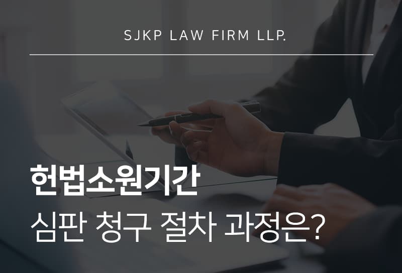 헌법소원기간 및 헌법소원심판 청구 절차와 구제 요건 안내